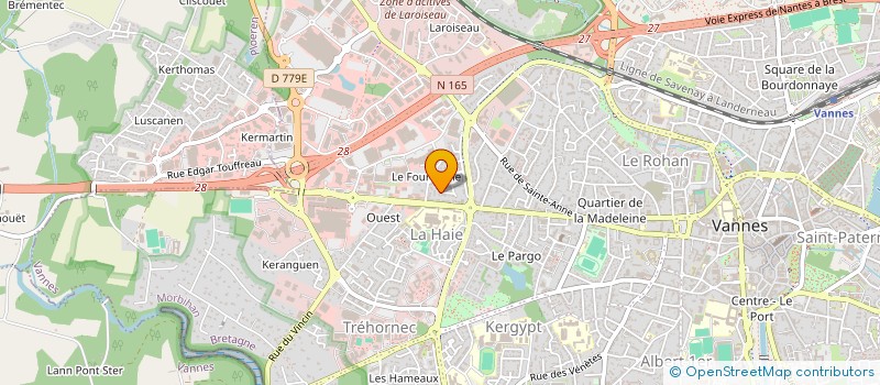 localisation de l'entreprise GRACIOSA  VANNES