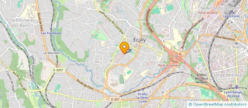 localisation de l'entreprise GRACO  ECULLY