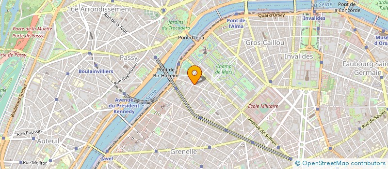 localisation de l'entreprise GRACO SA à PARIS