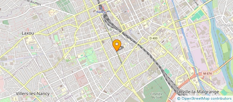 localisation de l'entreprise GRAD  NANCY