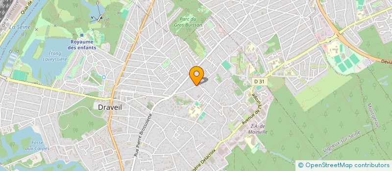 localisation de l'entreprise GRAD'HOLDING  DRAVEIL