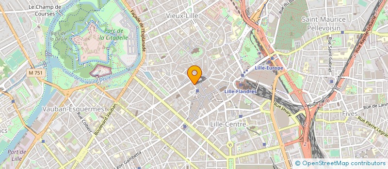 localisation de l'entreprise GRADA FRANCE à LILLE