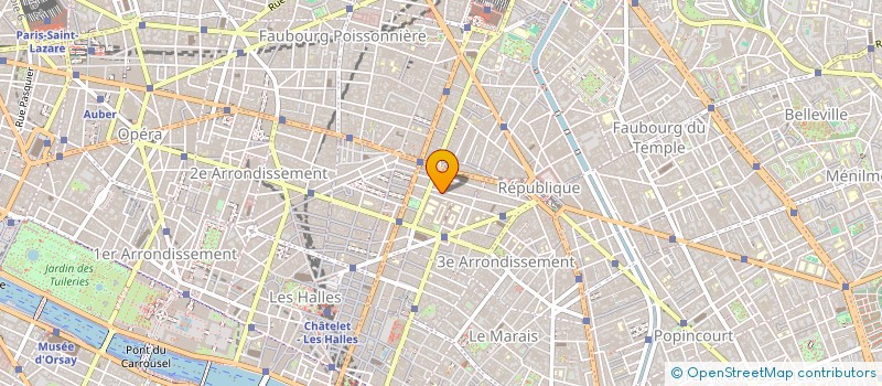 localisation de l'entreprise GRADE  PARIS