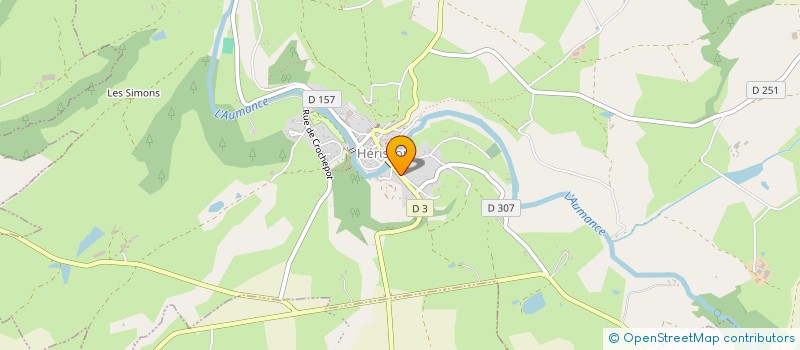 localisation de l'entreprise GRADE BATIMENT  HERISSON