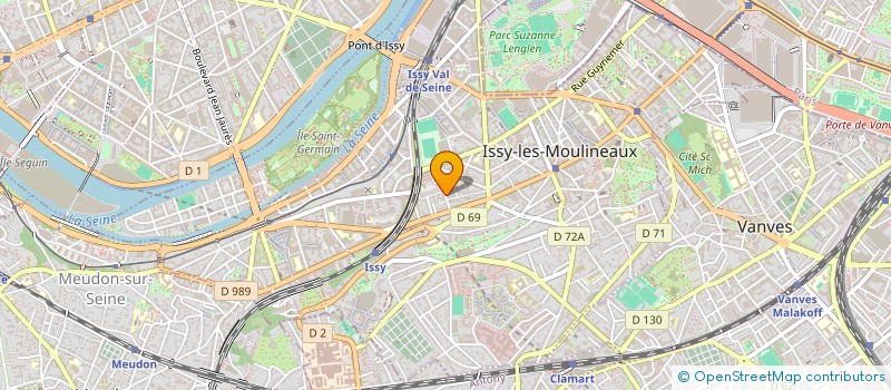 localisation de l'entreprise GRADELEC à ISSY-LES-MOULINEAUX