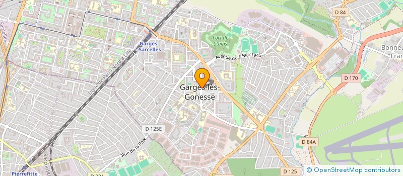 localisation de l'entreprise GRADI CONCEPTION  GARGES-LES-GONESSE