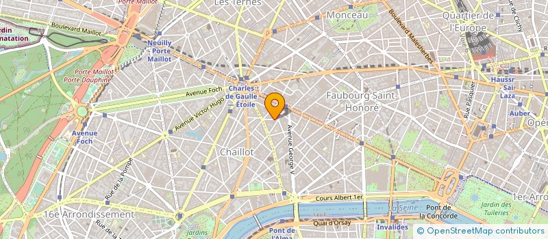 localisation de l'entreprise GRADIANT à NEUILLY-SUR-SEINE