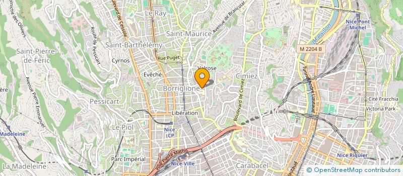 localisation de l'entreprise GRADIVA  NICE