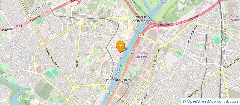 localisation de l'entreprise GRADIVA à ANGERS