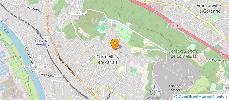 localisation de l'entreprise GRADIVA PRODUCTION  CORMEILLES-EN-PARISIS