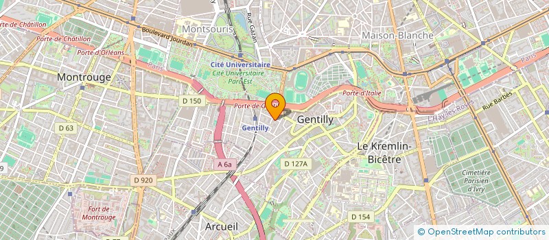 localisation de l'entreprise GRAF'AGENCE à GENTILLY