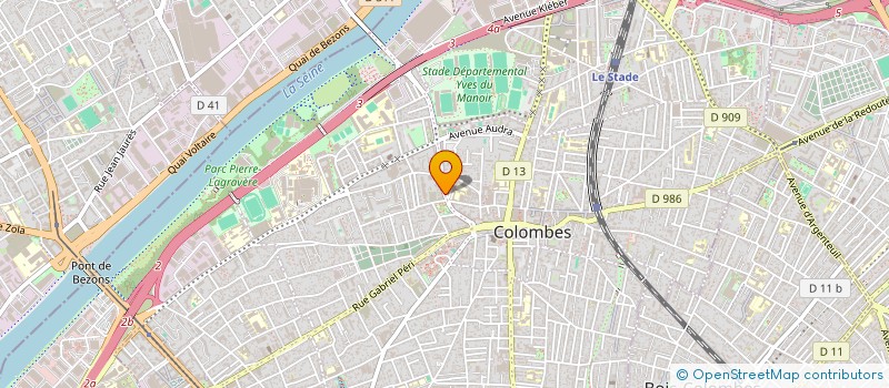 localisation de l'entreprise GRAF.COM à COLOMBES