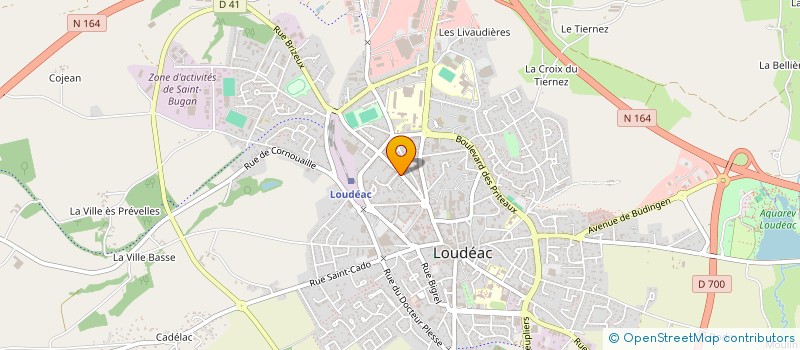 localisation de l'entreprise GRAF LMP à LOUDEAC