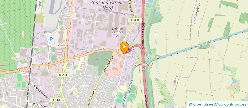 localisation de l'entreprise GRAF SERVICES PLUS à COLMAR