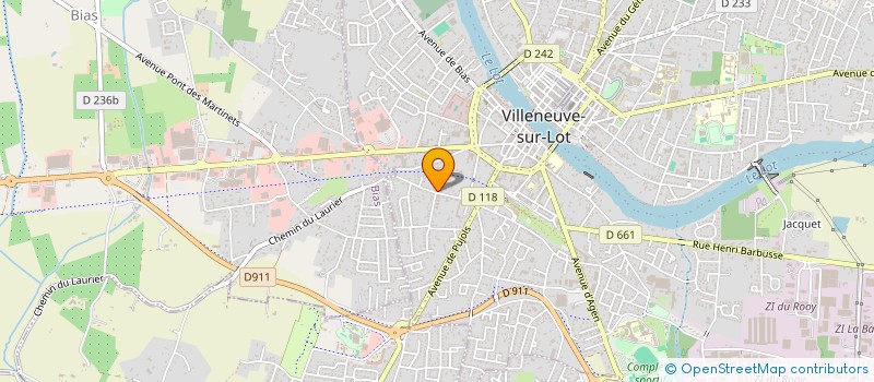 localisation de l'entreprise GRAFEILLE MATERIAUX  VILLENEUVE-SUR-LOT