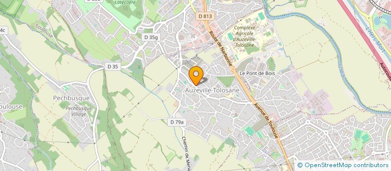 localisation de l'entreprise GRAFF AUTO SERVICES  AUZEVILLE-TOLOSANE