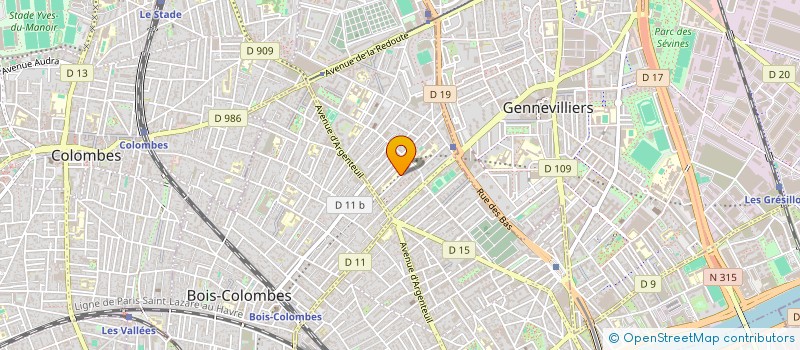 localisation de l'entreprise GRAFF & BF  ASNIERES-SUR-SEINE