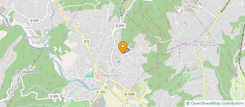 localisation de l'entreprise GRAFF'EVENT  PEGOMAS