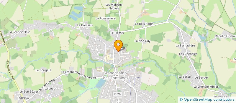 localisation de l'entreprise GRAFF & GUITTON  GRANDCHAMP-DES-FONTAINES