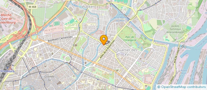 localisation de l'entreprise GRAFF KIEHL GEOMETRES EXPERTS ASSOCIES à STRASBOURG
