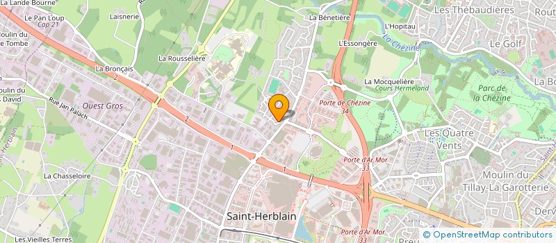 localisation de l'entreprise GRAFFIQS à SAINT-HERBLAIN