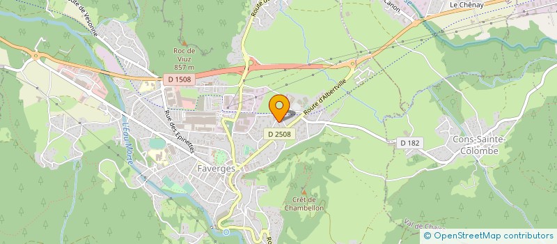 localisation de l'entreprise GRAFFITHI  FAVERGES-SEYTHENEX