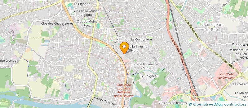 localisation de l'entreprise GRAFFITI CINEMA à ORLEANS