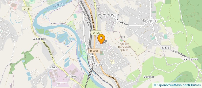 localisation de l'entreprise GRAFFITI'GIRL  ABREST