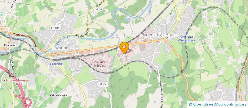 localisation de l'entreprise GRAFFITY  LOZANNE