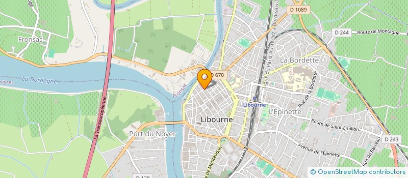 localisation de l'entreprise GRAFI AND CO  LIBOURNE