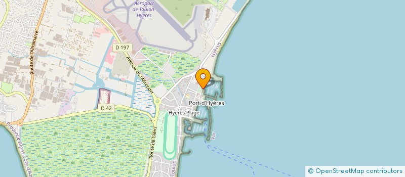 localisation de l'entreprise GRAFIC'FLASH à HYERES