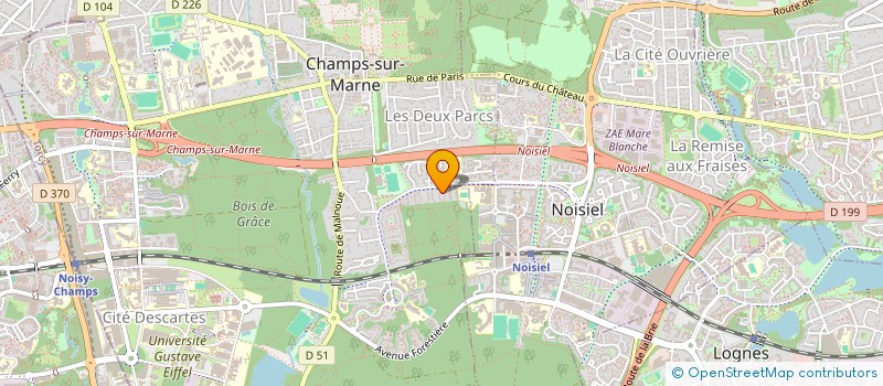 localisation de l'entreprise GRAFIC LIZARRA à CHAMPS-SUR-MARNE