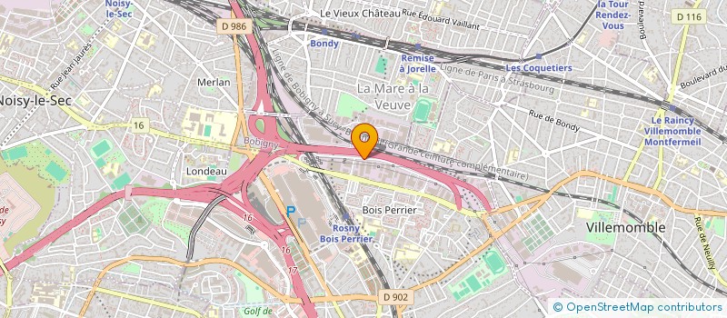 localisation de l'entreprise GRAFIK PLUS à ROSNY-SOUS-BOIS
