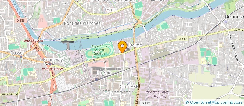 localisation de l'entreprise GRAFIKA-S  VAULX-EN-VELIN