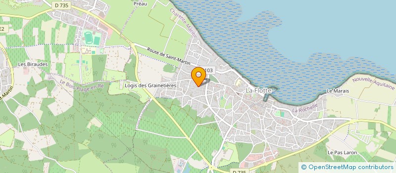 localisation de l'entreprise GRAFIS  LA FLOTTE