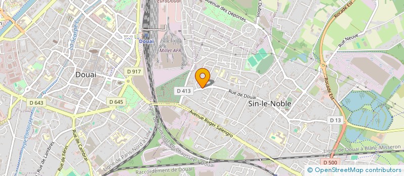 localisation de l'entreprise GRAFSPE  SIN-LE-NOBLE