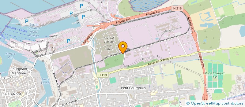 localisation de l'entreprise GRAFTECH FRANCE S.N.C.  CALAIS