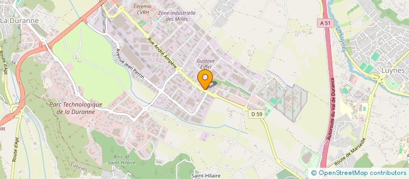 localisation de l'entreprise GRAFTYS à AIX-EN-PROVENCE