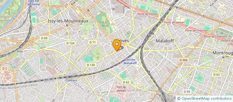 localisation de l'entreprise GRAFX à VANVES