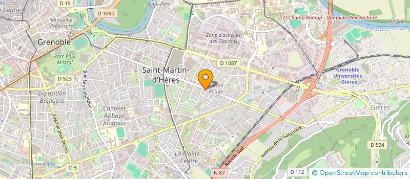 localisation de l'entreprise GRAHAM DESIGN à SAINT-MARTIN-D'HERES