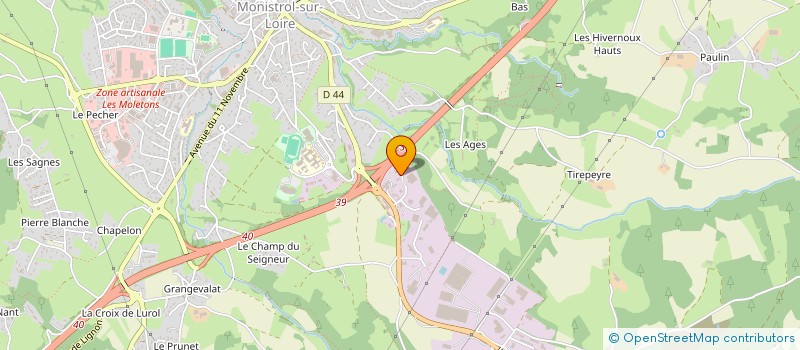 localisation de l'entreprise GRAILLON  MONISTROL-SUR-LOIRE