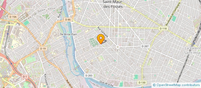 localisation de l'entreprise GRAILLON à SAINT-MAUR-DES-FOSSES