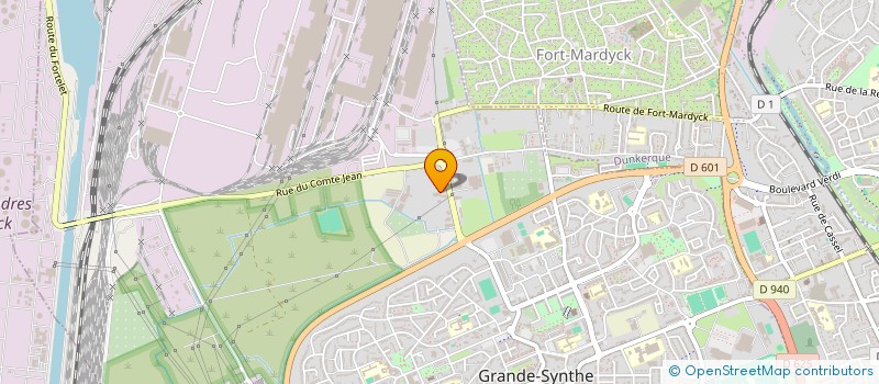 localisation de l'entreprise GRAILUB à GRANDE-SYNTHE
