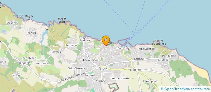 localisation de l'entreprise GRAIN  GROIX