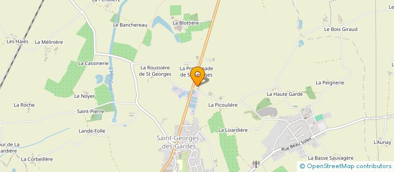 localisation de l'entreprise GRAIN D'ORGE à CHEMILLE-EN-ANJOU