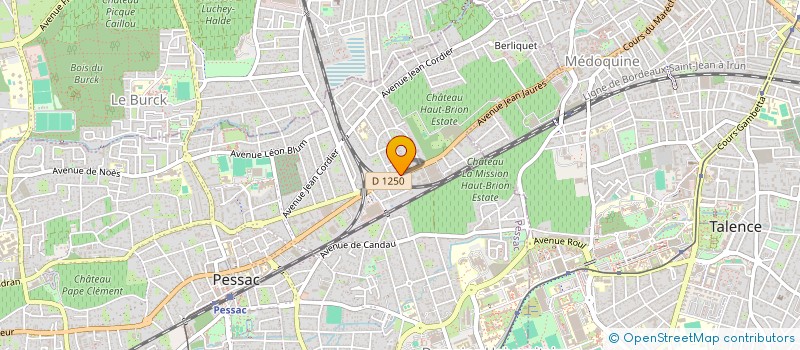 localisation de l'entreprise GRAIN D'ORGE DE LA BRIQUETERIE  PESSAC