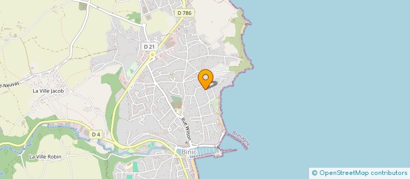 localisation de l'entreprise GRAIN D'PIRATE  BINIC-ETABLES-SUR-MER