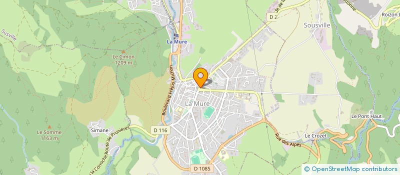 localisation de l'entreprise GRAIN DE BEAUTE 2  LA MURE