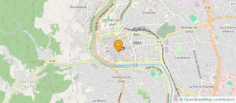 localisation de l'entreprise GRAIN DE BEAUTE à ALES