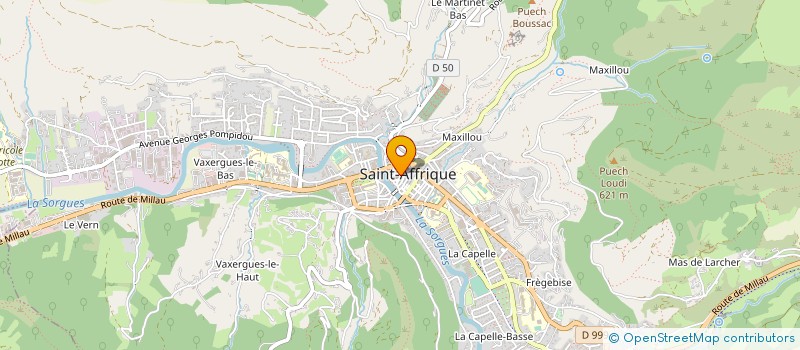 localisation de l'entreprise GRAIN DE BEAUTE à SAINT-AFFRIQUE